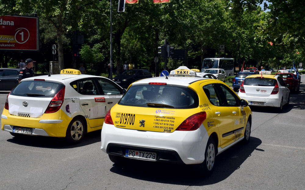 Taksisti protest