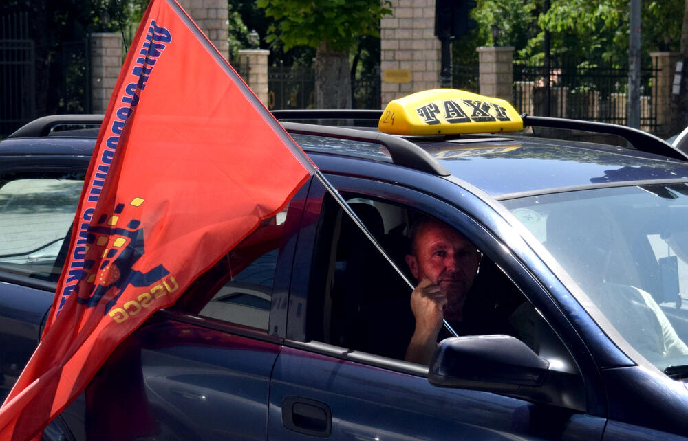 Taksisti protest