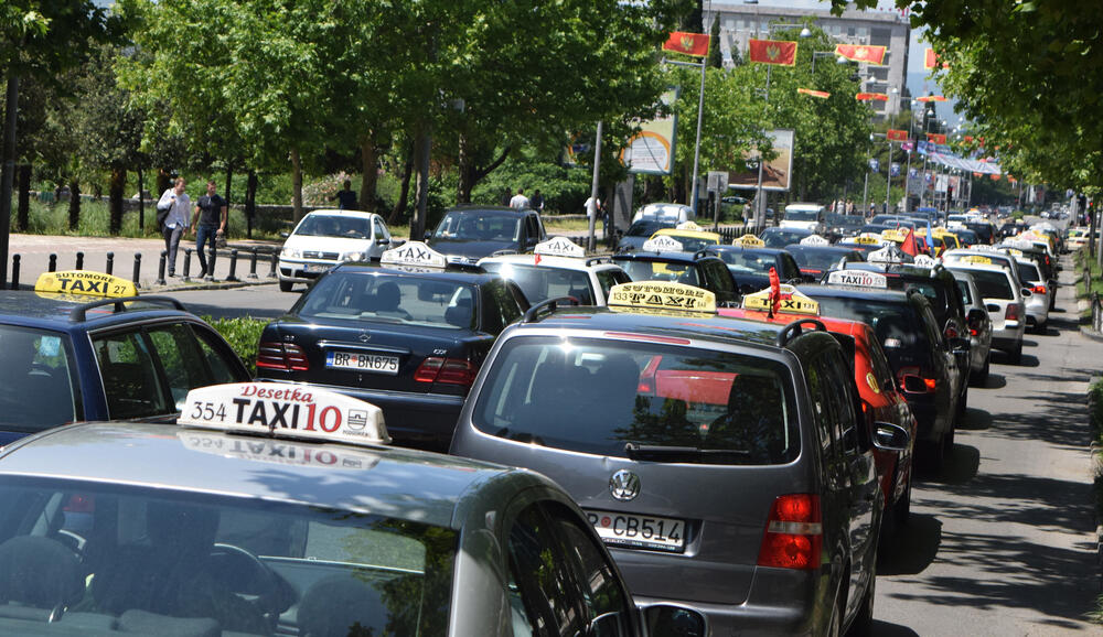 Taksisti protest