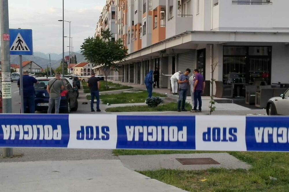 Mjesto napada na Miodraga Kruščića, Foto: Savo Prelević