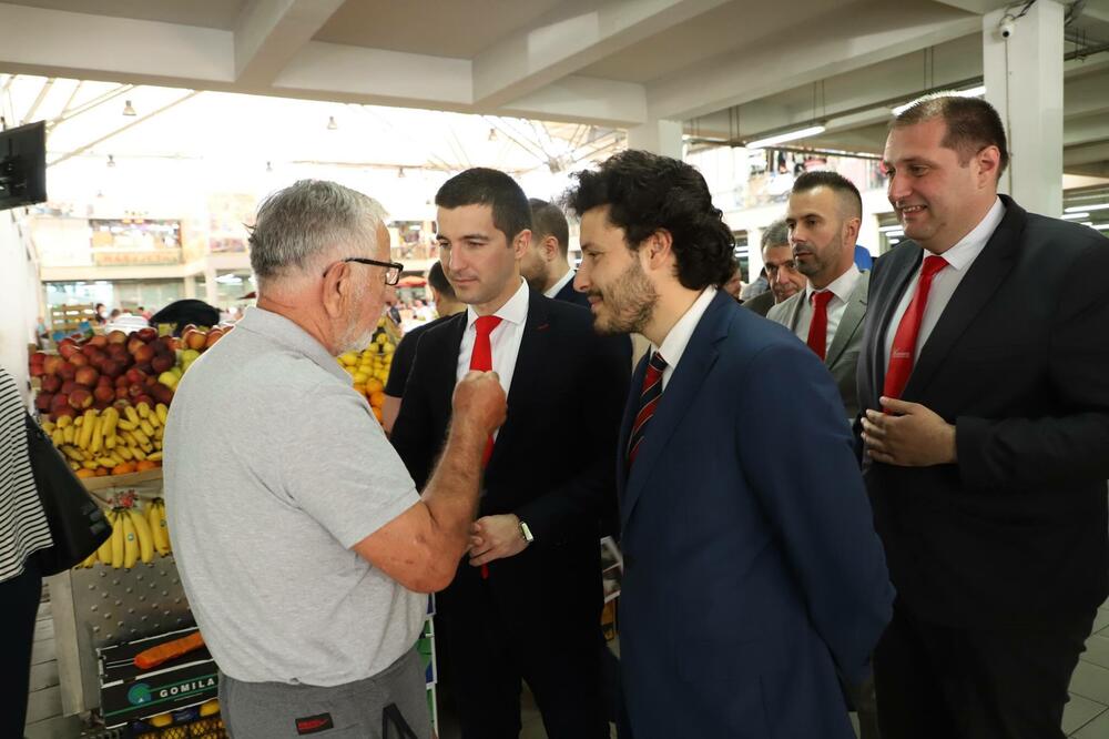 Dritan Abazović, Aleksa Bečić, Foto: Koalicija za 21. vijek