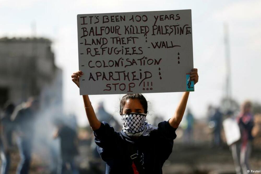 Palestnci, protest, Foto: Reuters
