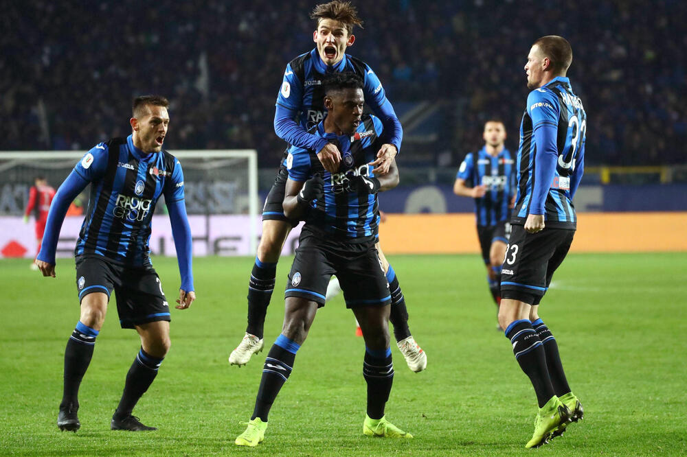 Fudbaleri Atalante slave gol protiv Juvenusa, Foto: ANSA