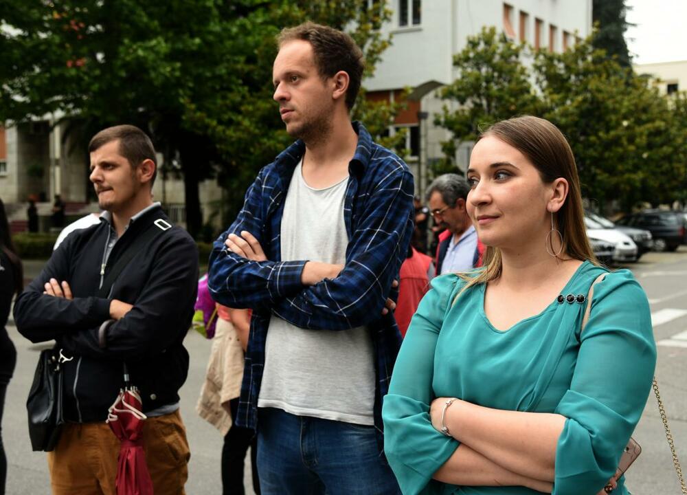 Protest vlasnika nelegalno sagrađenih kuća Park šuma Zagorič