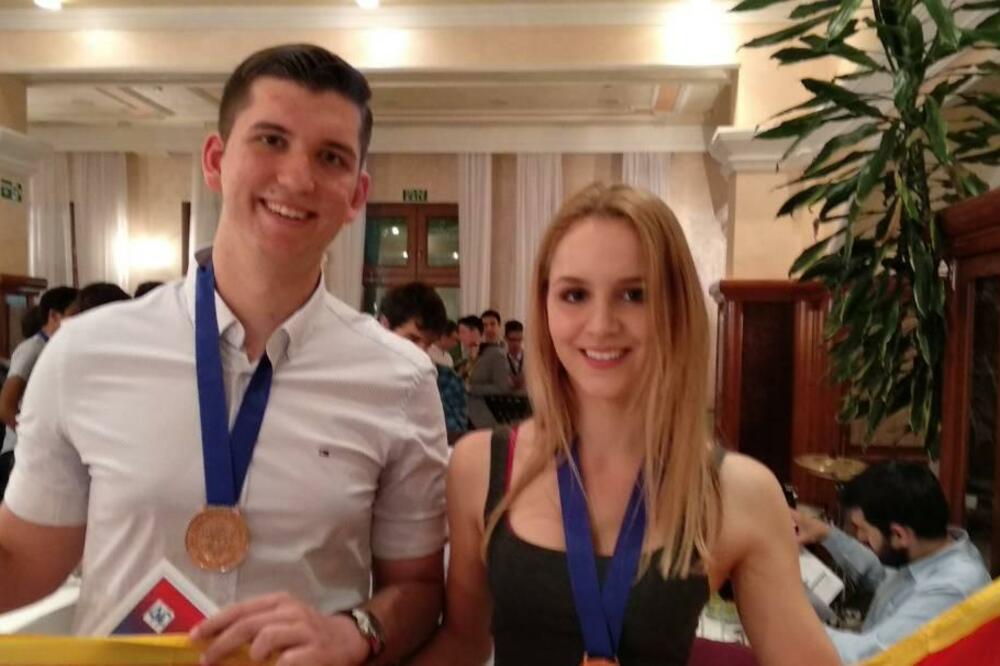 Nina Mitrović, Ognjen Đuković, Foto: Mps.gov.me