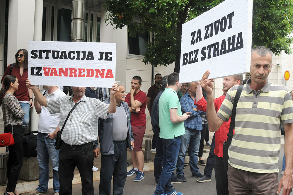 protest napad Olivera Lakić, Foto: Zoran Đurić