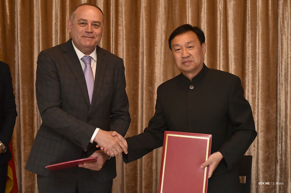 Potpisivanje sporazuma, Crna Gora, Kina, Foto: Vlada Crne Gore