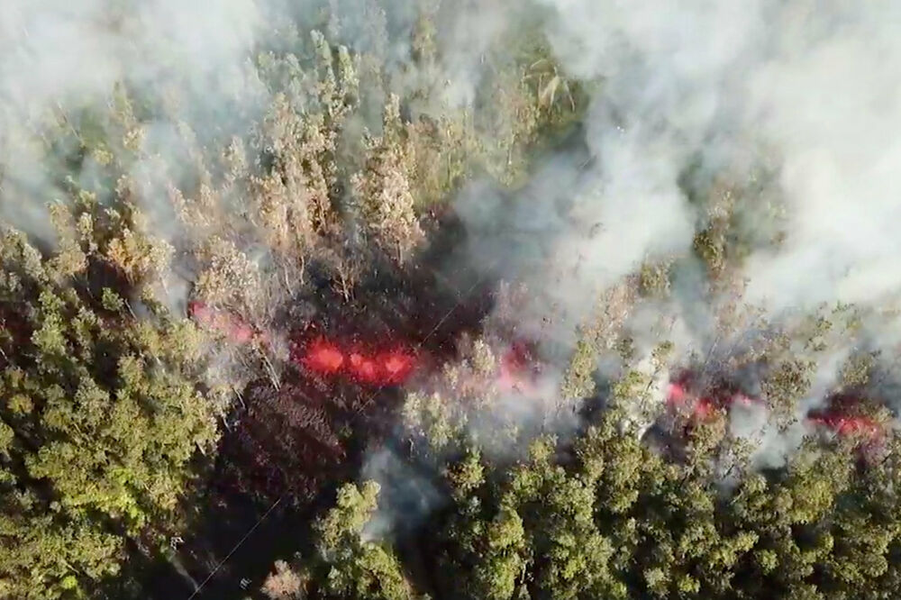 Vulkan Havaji, Foto: Reuters