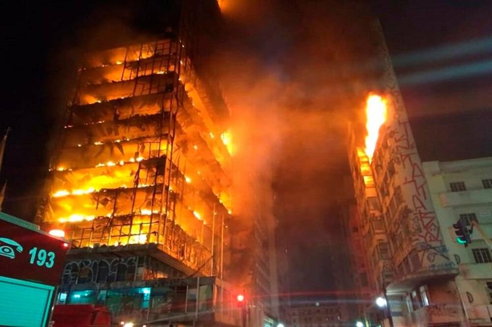 Sao Paulo požar, Foto: Reuters