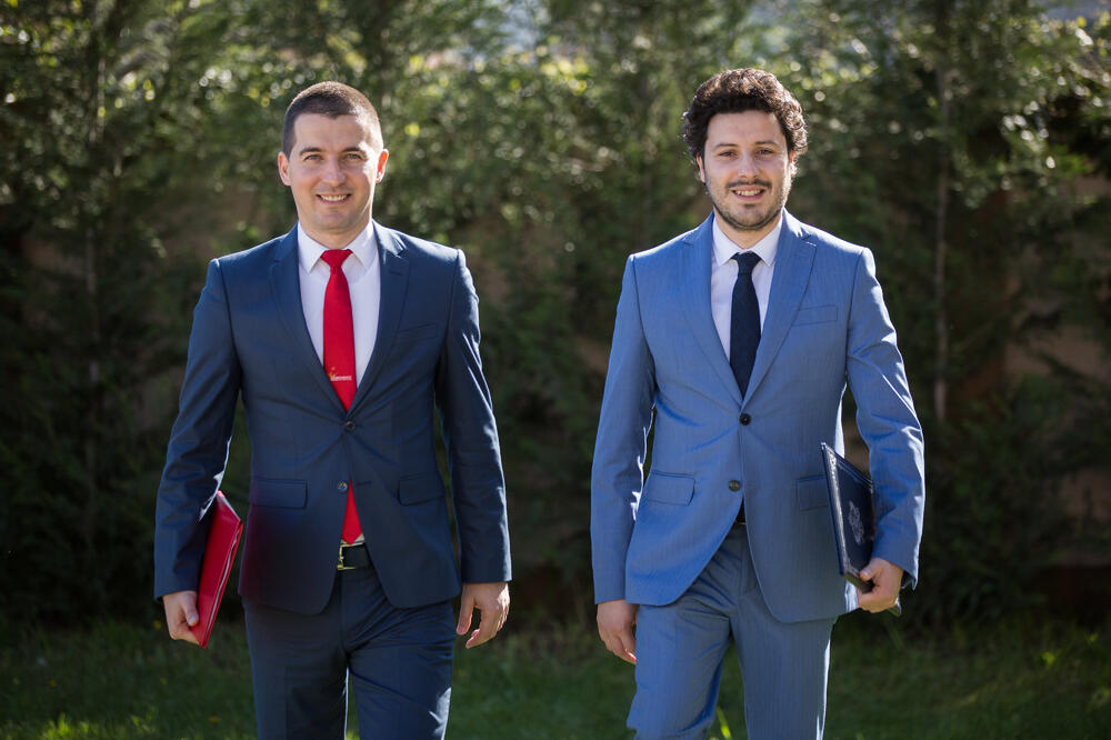 Aleksa Bečić, Dritan Abazović, Foto: Koalicija za 21. vijek