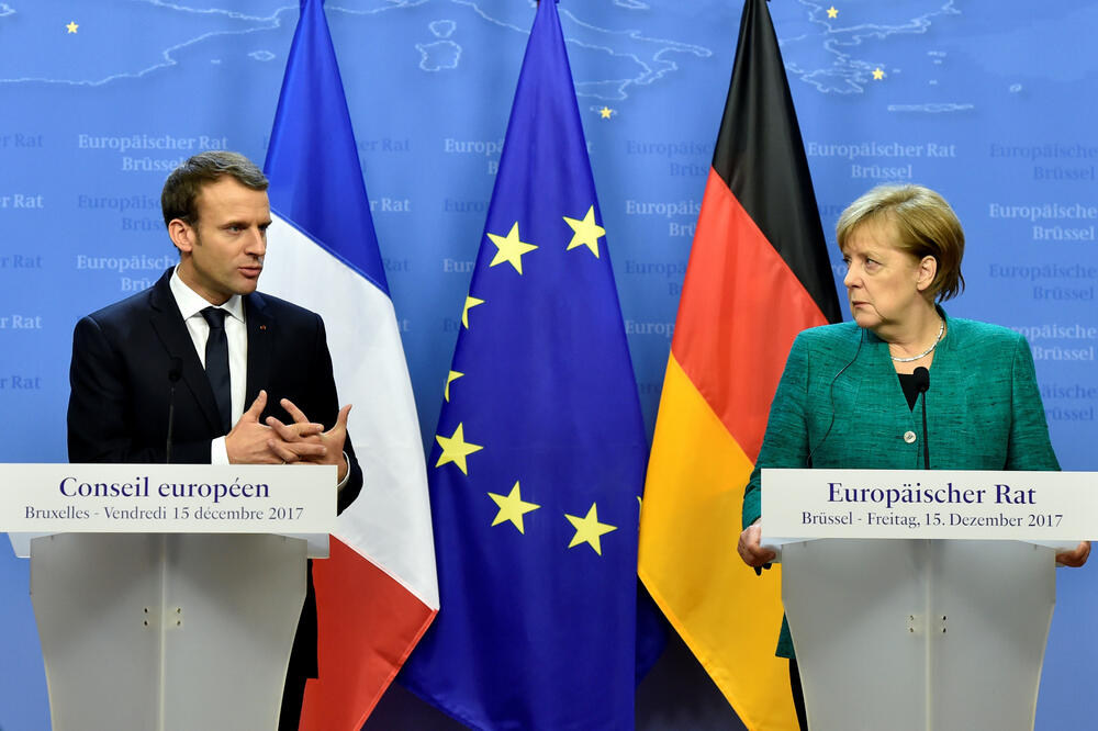 Emanuel Makron, Angela Merkel, Foto: Reuters
