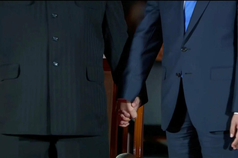 Mun Džae In i Kim Džong Un, Foto: Reuters