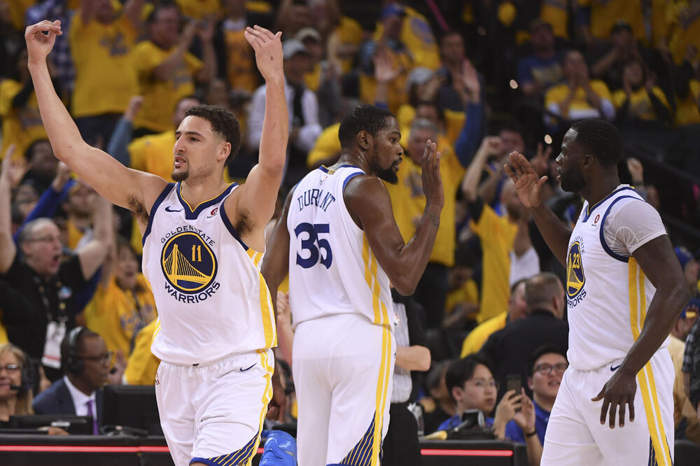 Golden Stejt Voriors, Klej Tompson, Foto: Reuters