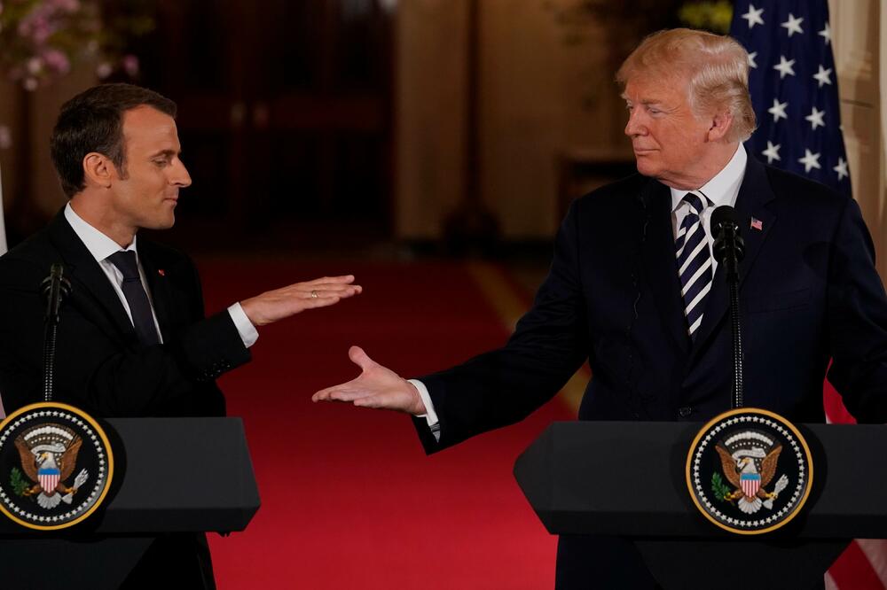 Emanuel Makron, Donald Tramp, Foto: Reuters