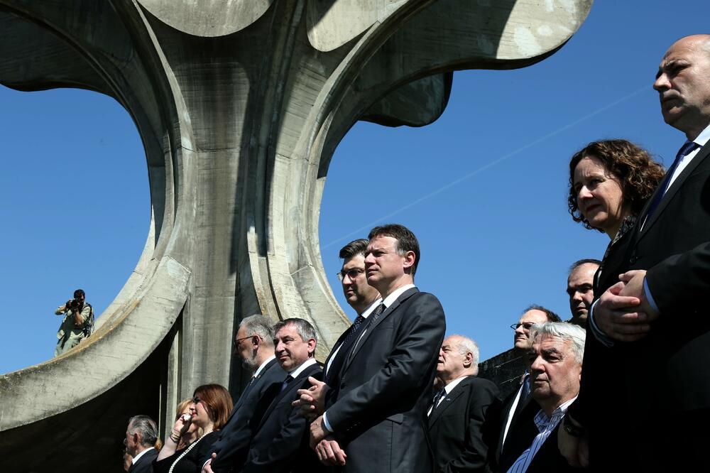 Jasenovac komemoracija, Andrej Plenković, Foto: Beta-AP