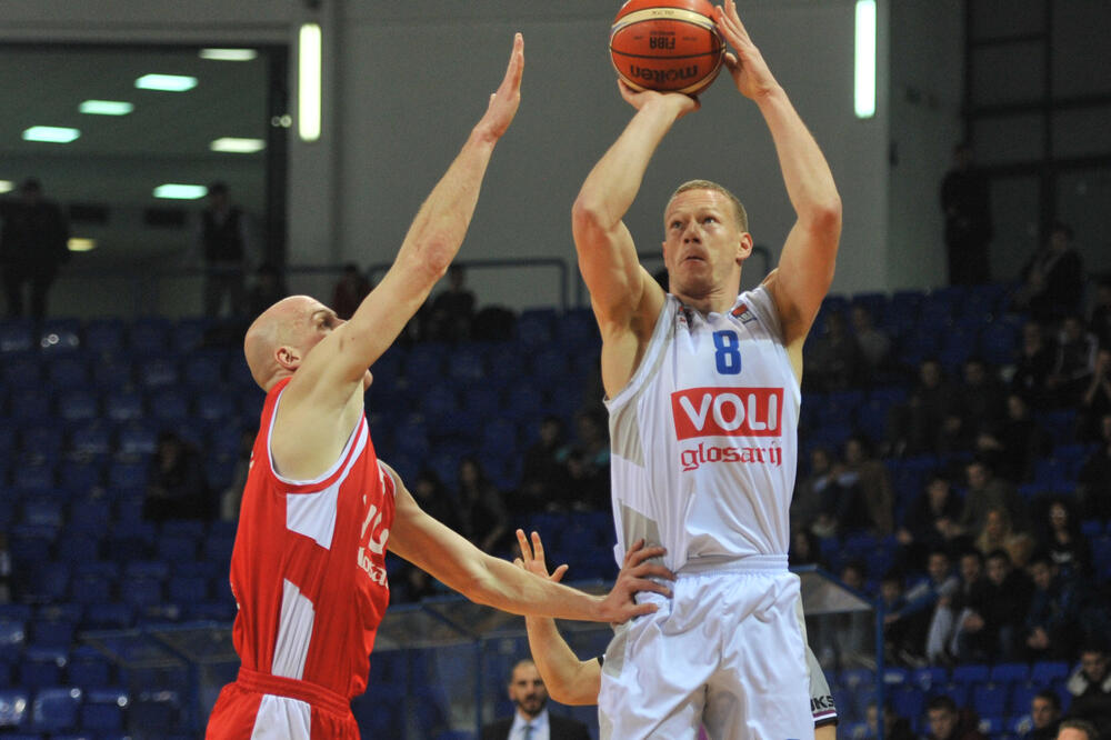 Sead Šehović i Aleksa Popović, Budućnost - Lovćen, Foto: Savo Prelević