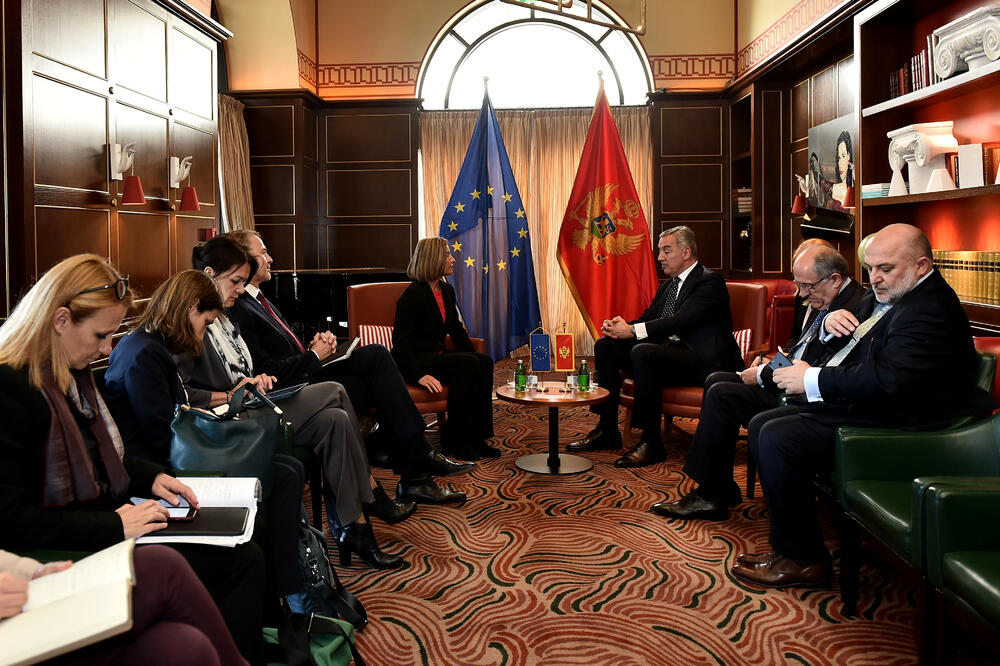 Milo đukanović, Federika Mogerini, Foto: Dps