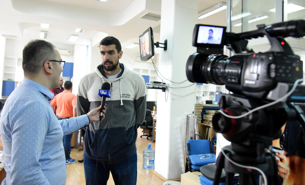 Suad Šehović, Filip Barović, posjeta Vijestima