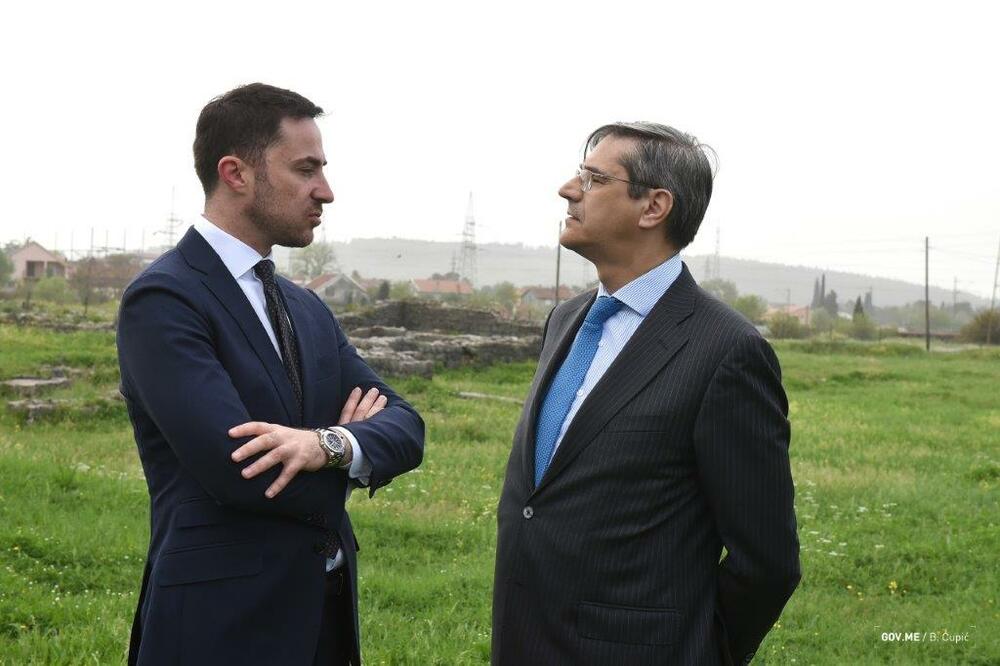 Aleksandar Bogdanović, Luka Celioli, Foto: Ministarstvo kulture Crne Gore