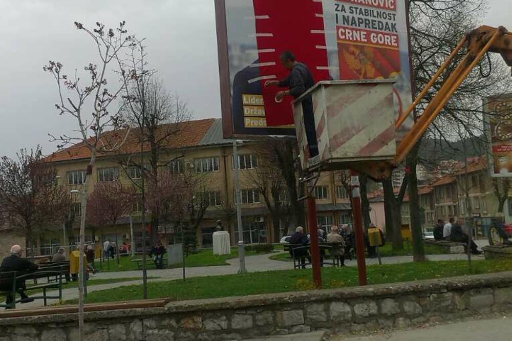 Pljevlja bilbord, Foto: Čitalac Vijesti