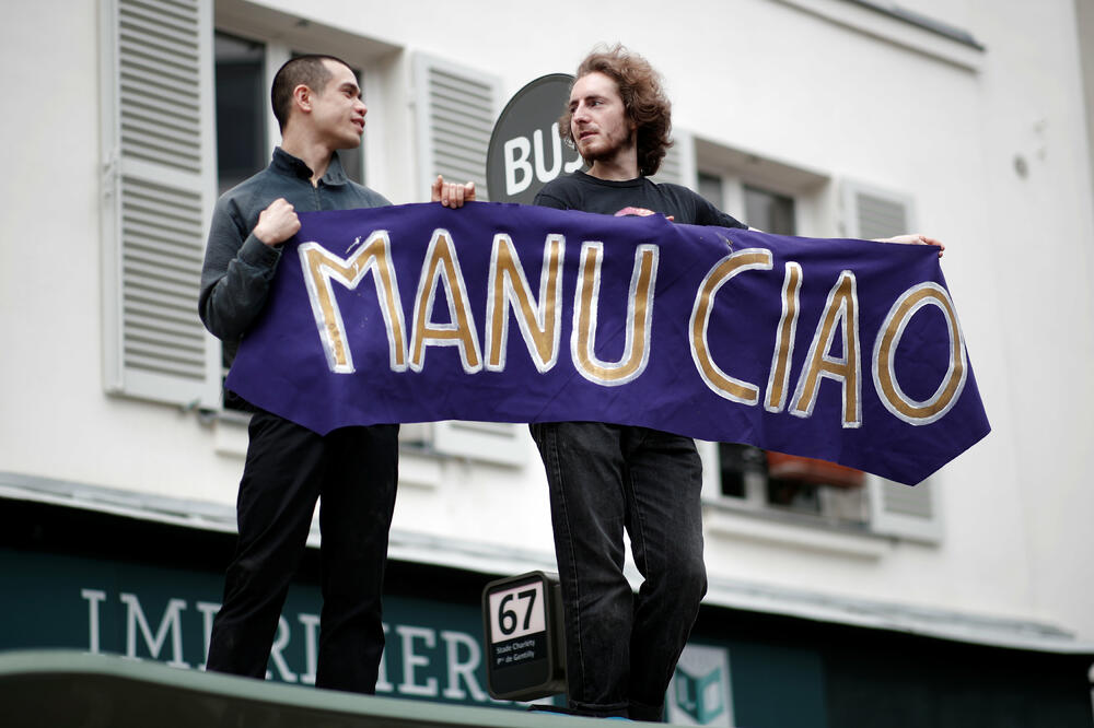 Francuska protest, Sorbona protest, Foto: Reuters