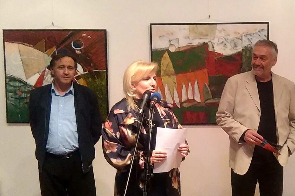 Otvaranje izložbe Ibrahima Kurpejovića, Foto: Radomir Petrić