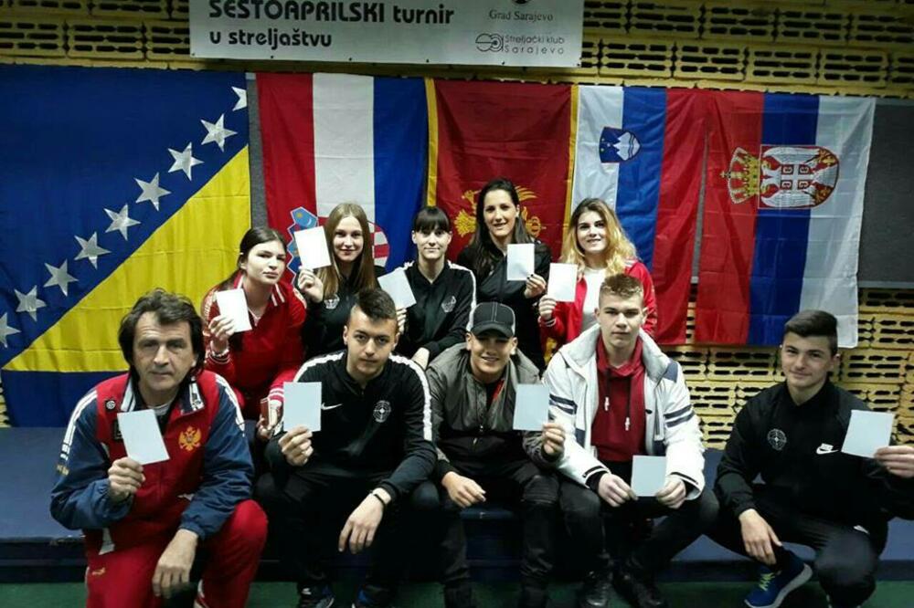 Crnogorski strijelci, turnir u Sarajevu, Foto: Streljački savez Crne Gore