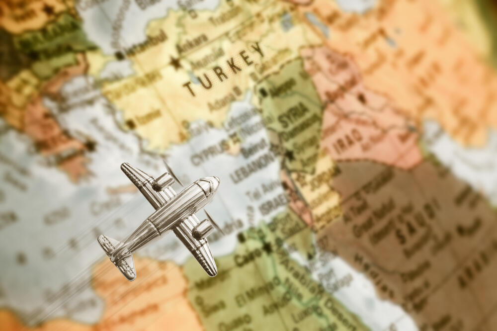 Mapa, Turska, Sirija, Irak, Foto: Shutterstock (Ilustracija)