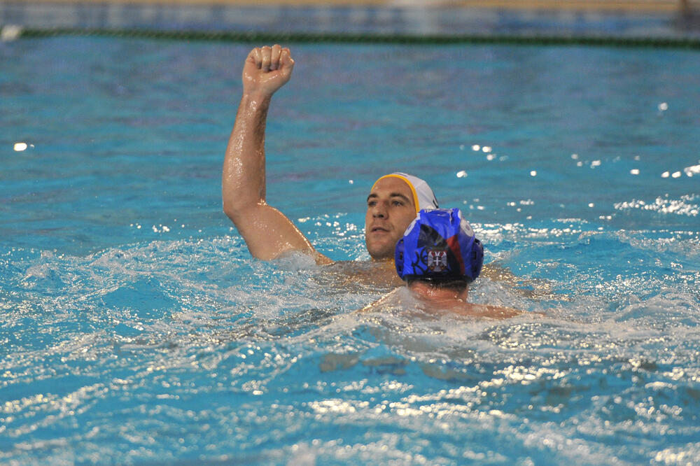 Vaterpolo reprezentacija Crna Gora - Srbija Aleksandar Ivović, Foto: Savo Prelević