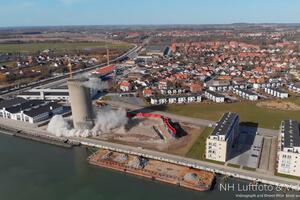 Danska: Rušenje silosa zamalo uništilo susjednu zgradu