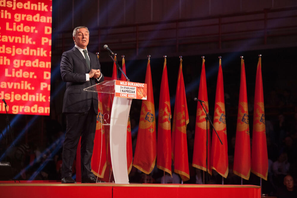 DPS Bijelo Polje, Milo Đukanović, Foto: DPS