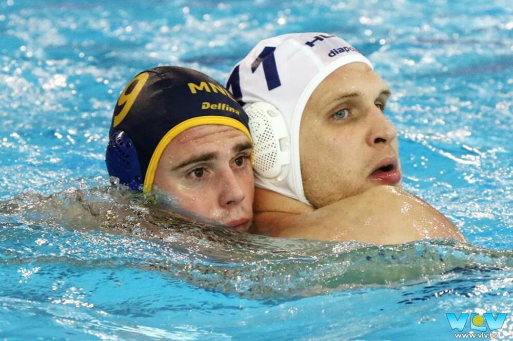 Vlado Popadić vaterpolo reprezentacija Crne Gore, Foto: Vlv.hu