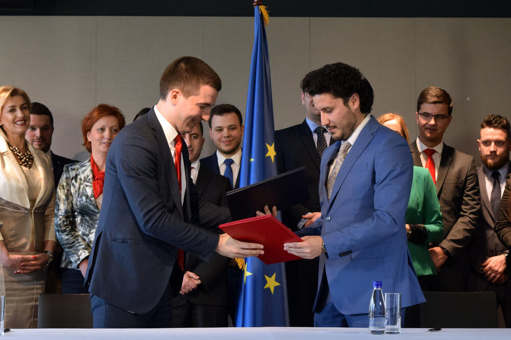 Demokrate, URA, Dritan Abazović, Aleksa Bečić, Foto: Luka Zeković