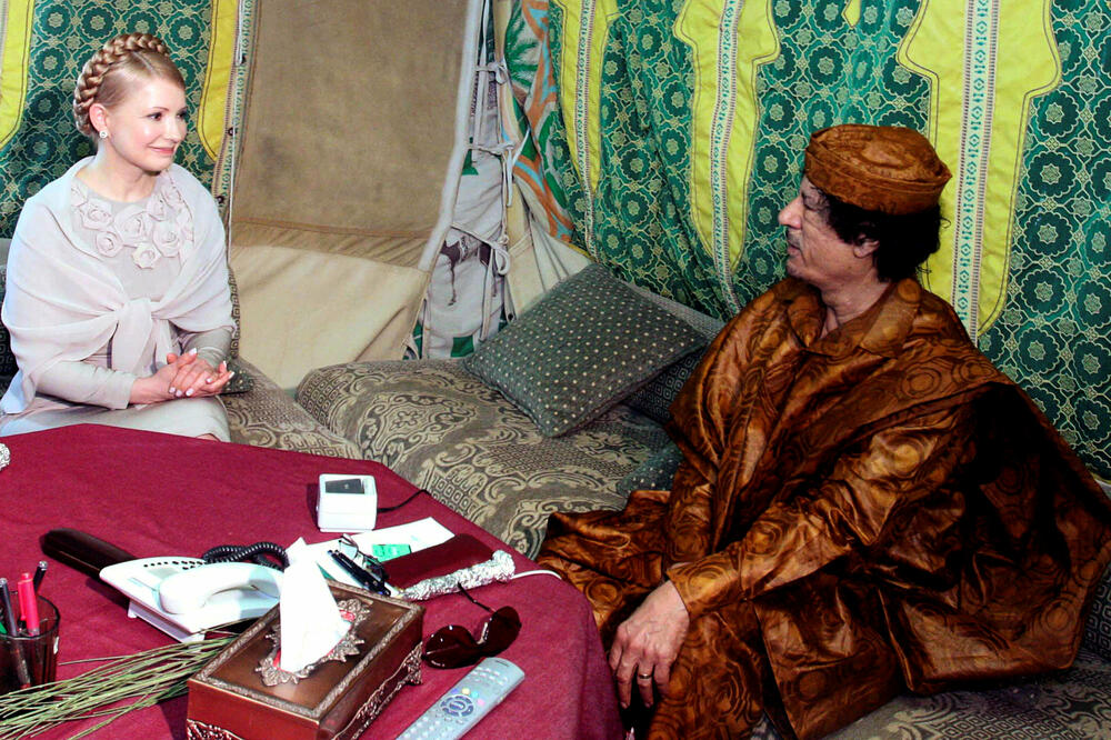Julija Timošenko, Muamer Gadafi, Foto: Reuters