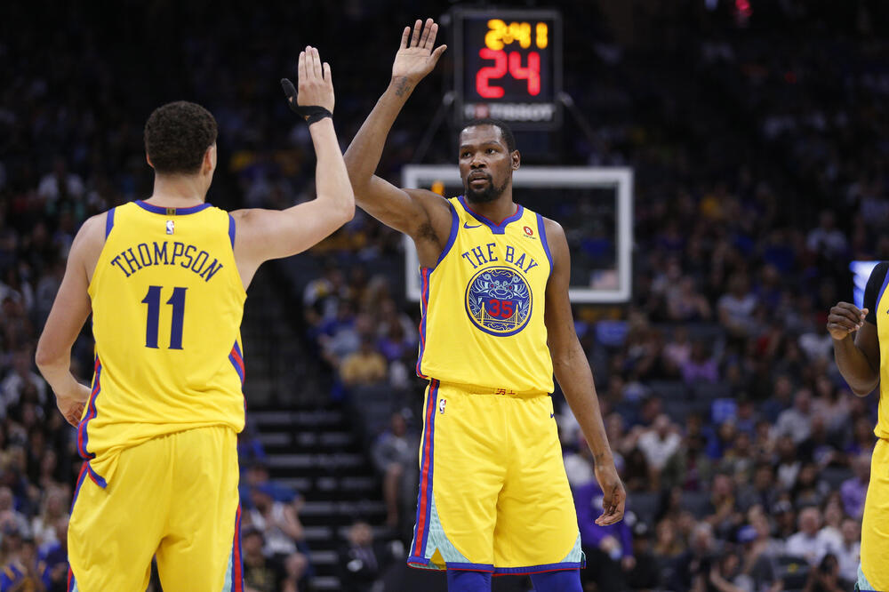 Kevin Djurent, Klej Tompson, Foto: Reuters