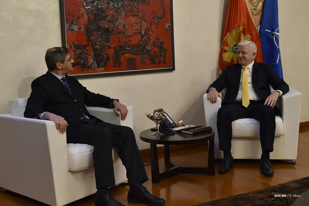 Luka Celioli, Duško Marković, Foto: Vlada Crne Gore