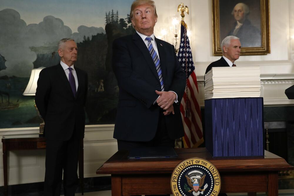 Donald Tramp Džim Matis Majk Pens, Foto: Reuters