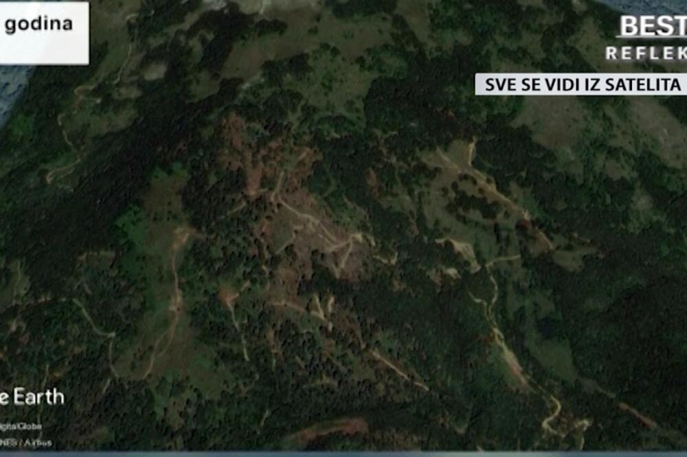 šume, satelit, Foto: Printscreen