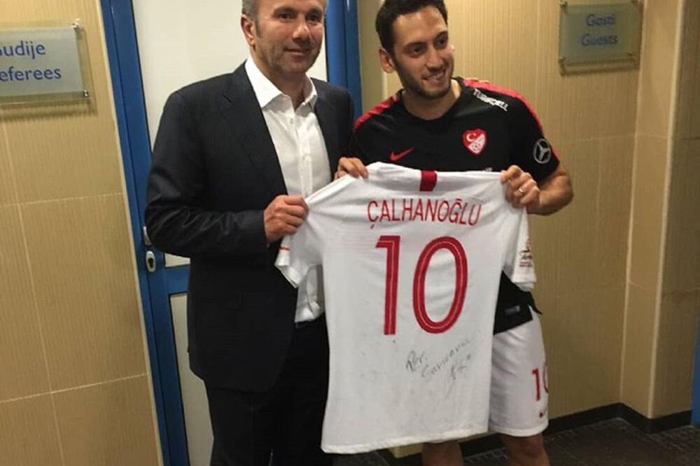 Savićević i Džalhanoglu, Foto: FSCG