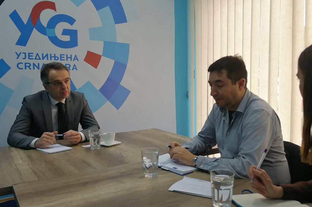 Goran danilović, Mauro Kalvo, Foto: Ujedinjena Crna Gora