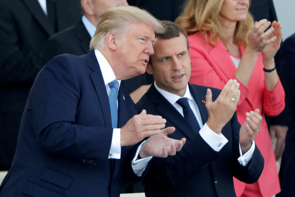Donald Tramp, Emanuel Makron, Foto: Reuters