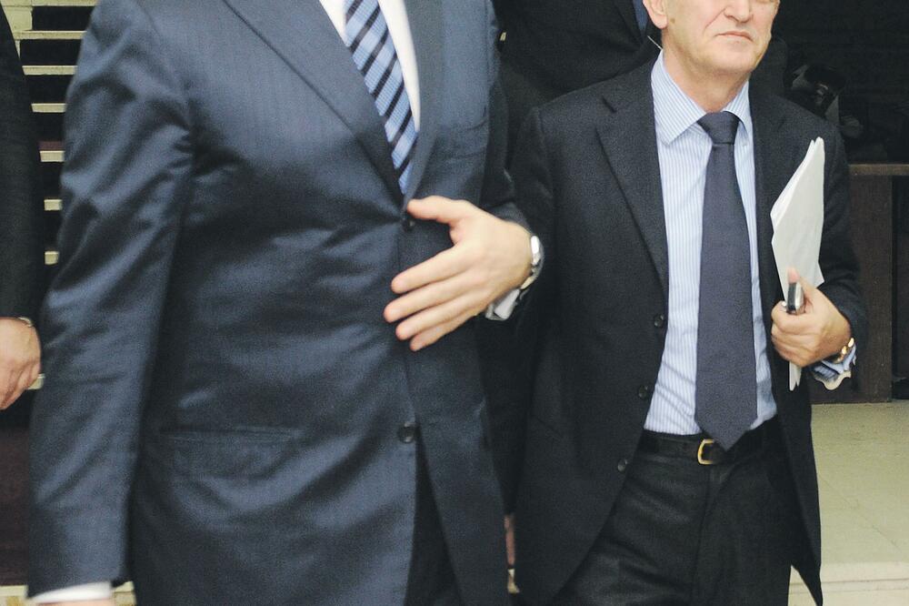 Milo Đukanović, Svetozar Marović, Tarzan Milošević, Foto: Vesko Belojević