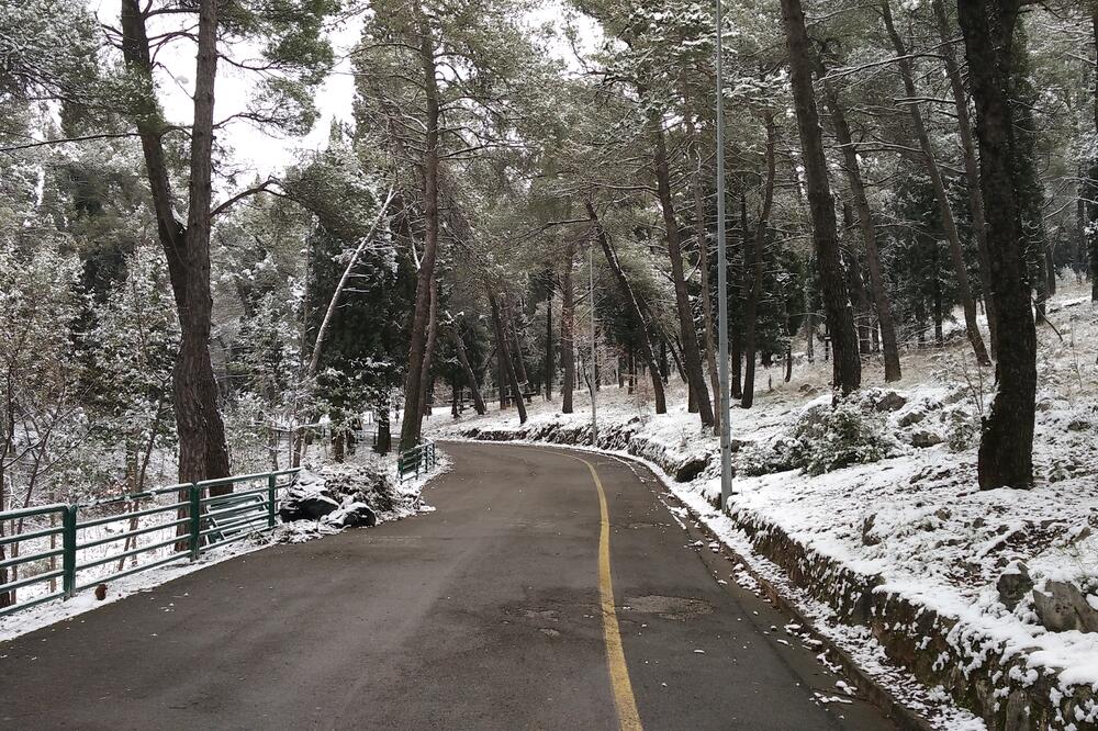 Podgorica snijeg, Foto: Čitalac "Vijesti"
