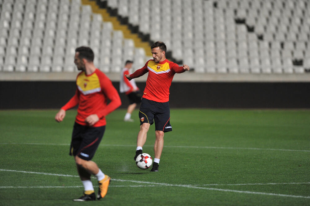 Fudbalska reprezentacija Crne Gore Marko Vešović, Foto: Savo Prelević