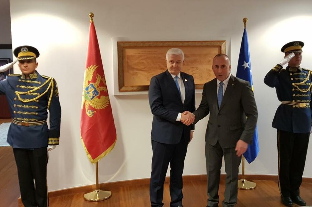 Duško Marković, Ramuš Haradinaj, Foto: Gov.me