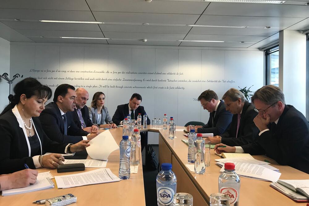 Vesna Medenica, Zoran Pažin, Johanes Han, Foto: Gov.me