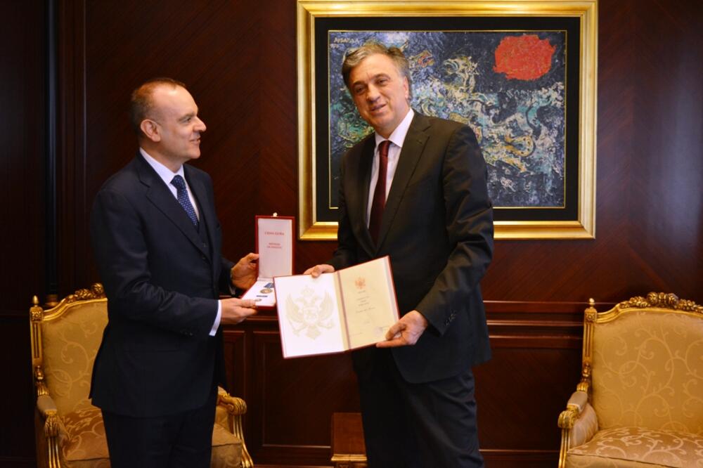 Vinćenco Del Monako, Filip Vujanović, Foto: Kabinet predsjednika Crne Gore