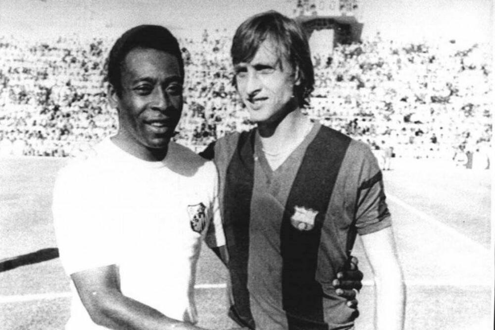 Pele, Johan Krojf, Foto: Twitter