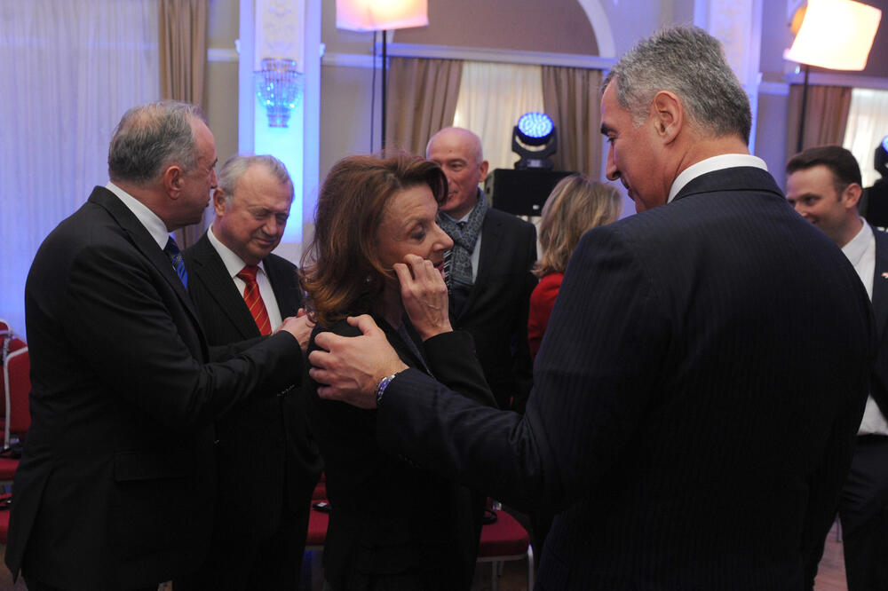 Milo Đukanović, Milica Pejanović Đurišić, Foto: Savo Prelević