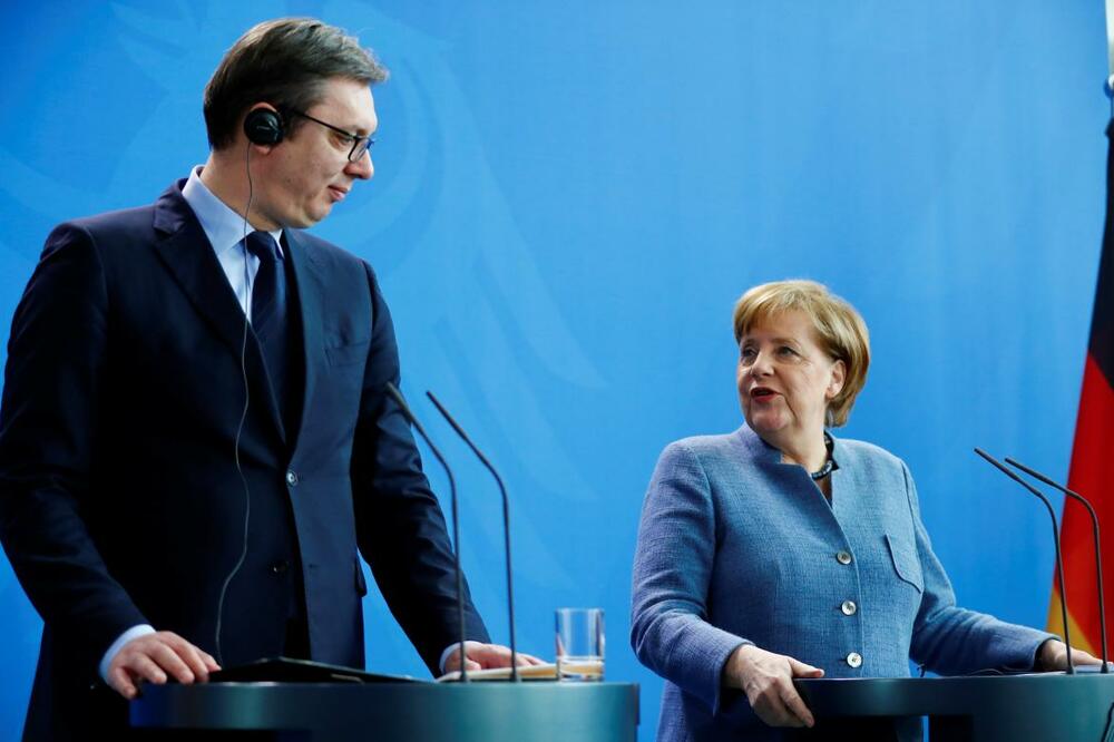 Aleksandar Vučić, Angela Merkel, Foto: Reuters